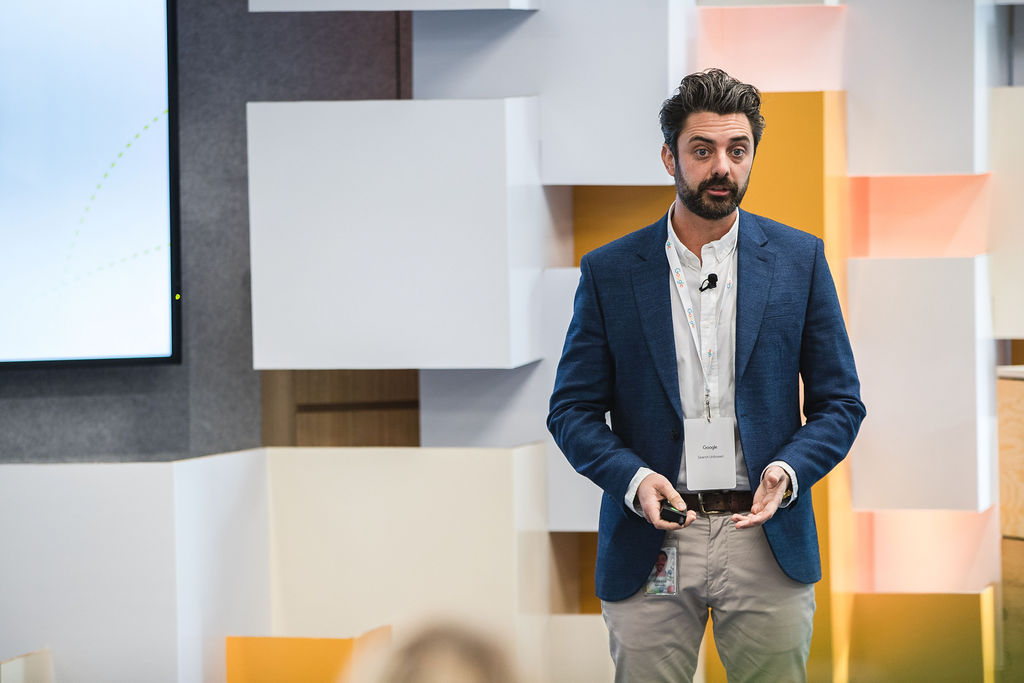 Chime Labs cofounder presenting at Google